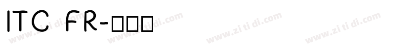 ITC FR字体转换